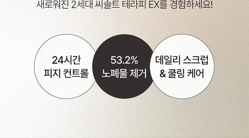 [유분 컨트롤 UP] 그로우어스 씨솔트 테라피 샴푸 EX 500g 기획(+샴푸 50g 증정) 상세페이지 4